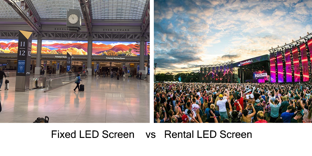 Fixed LED Screen vs Rental LED Screen