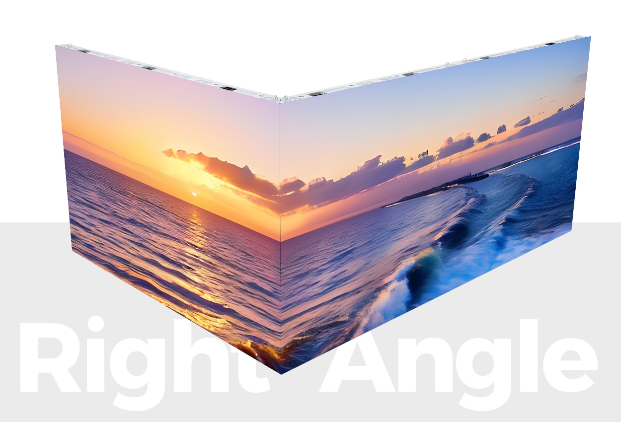 Indoor LED Display Wall 5 - LED Screen Board - LED Screen Board EA250WH5 Indoor LED Screen right-angled shapes