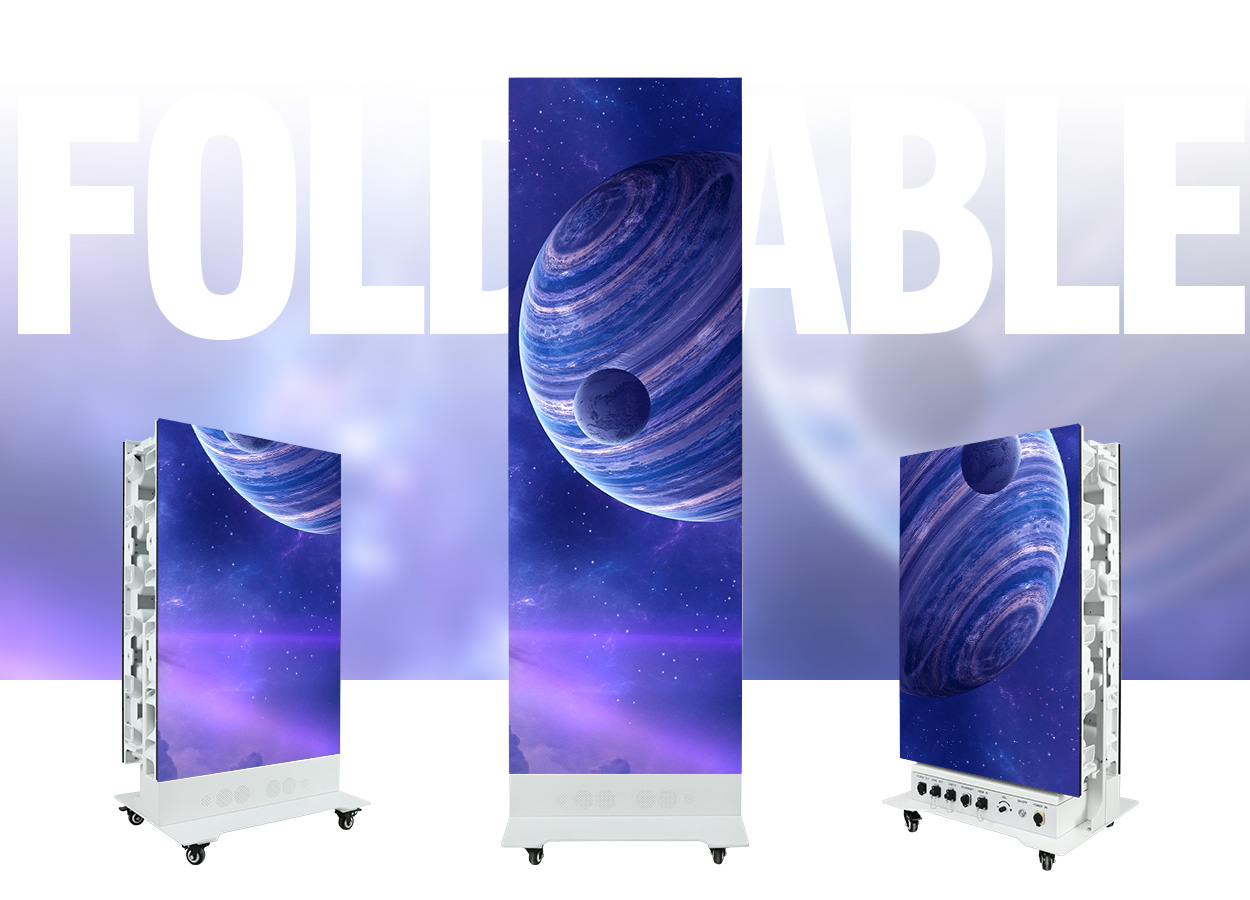 EA1920OP2-1 - LED Screen Board - LED Screen Board EA1920OP2 Outdoor Foldable LED Poster Display