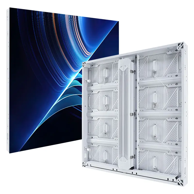 Modular LED panel cabinet used to build a custom LED video wall