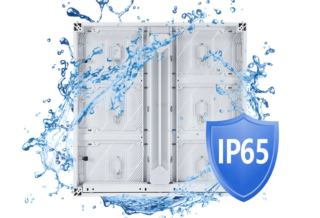 IP65 water-resistant outdoor LED advertising board cabinet and protection level